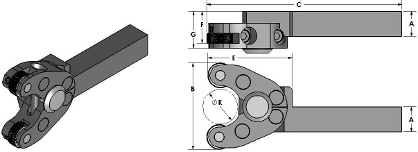 Adjustable Straddle Holder Compact, Pocket Tool# SEPC06-06P